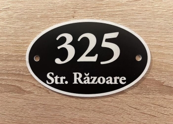 Număr Casă / Apartament Oval